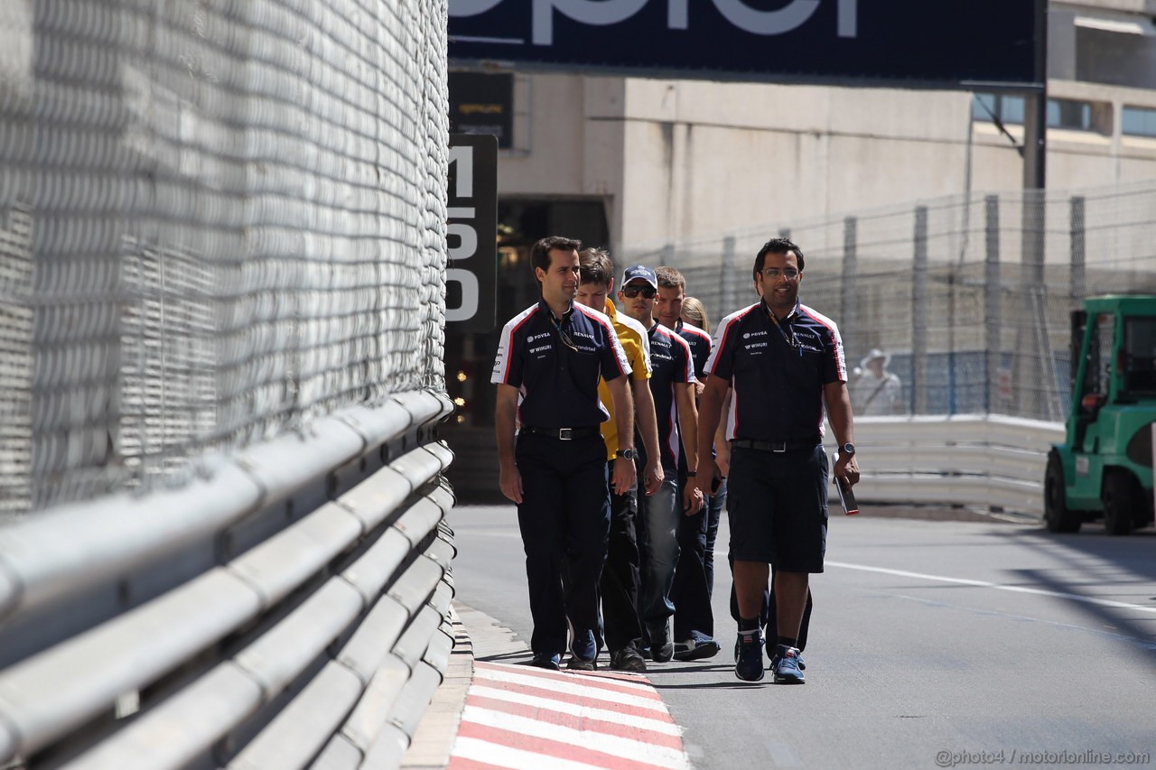 GP MONACO, 22.05.2013- Pastor Maldonado (VEN) Williams F1 Team FW35 