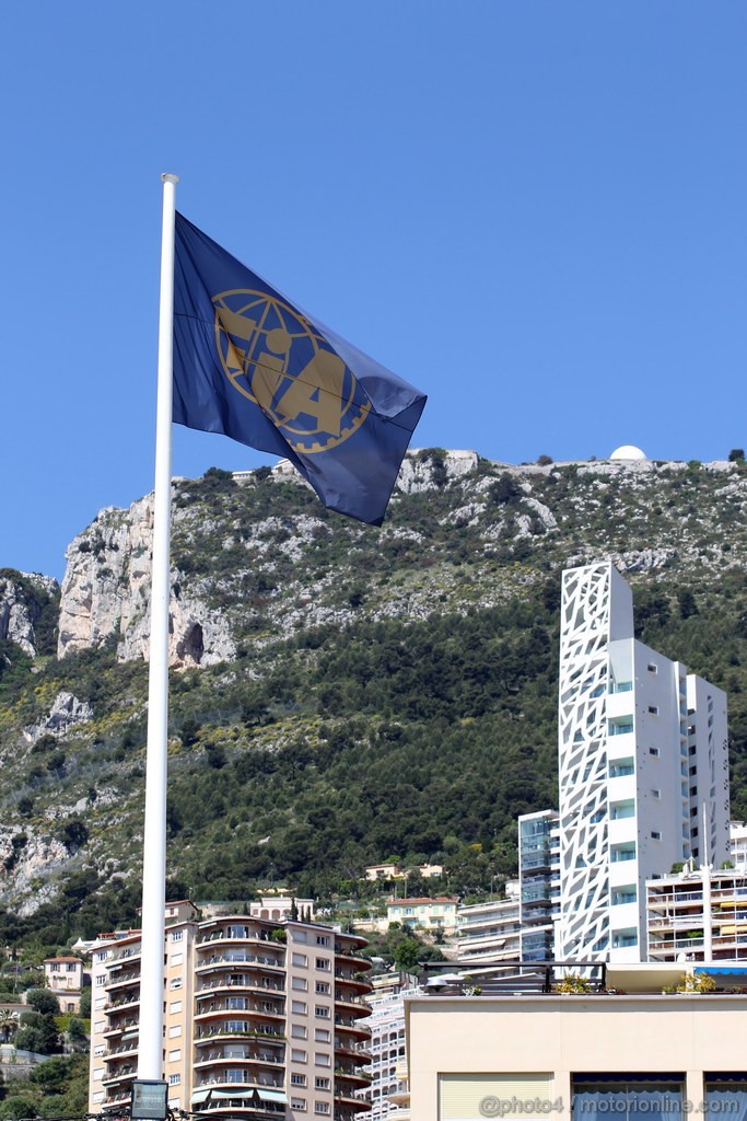 GP MONACO, 22.05.2013- FIA flag