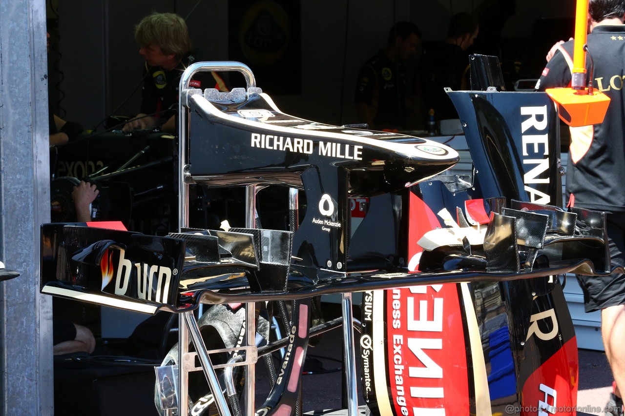 GP MONACO, 22.05.2013- Lotus F1 Team E21 