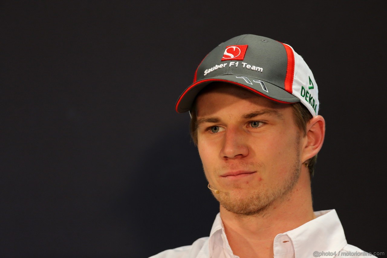 GP MONACO, 22.05.2013- Conferenza Stampa, Nico Hulkenberg (GER) Sauber F1 Team C32 