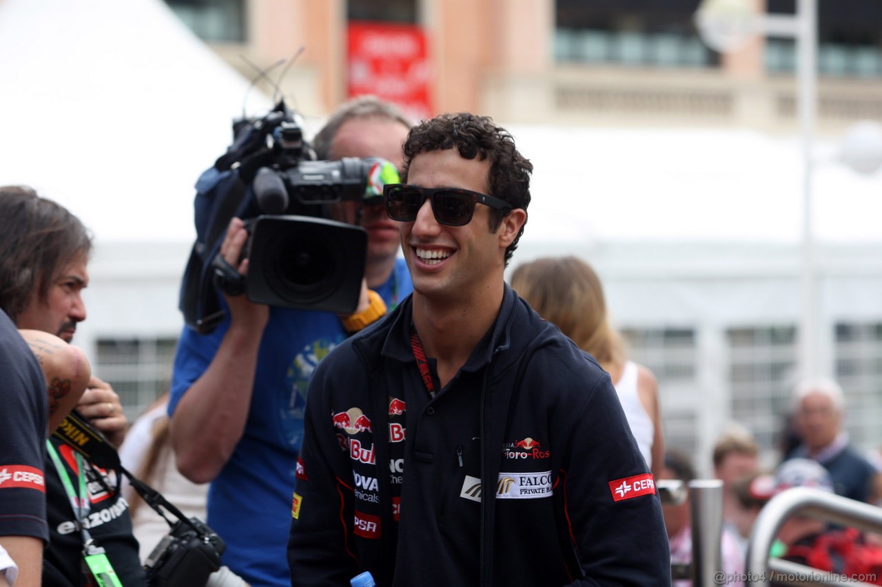 GP MONACO, 22.05.2013- Daniel Ricciardo (AUS) Scuderia Toro Rosso STR8 