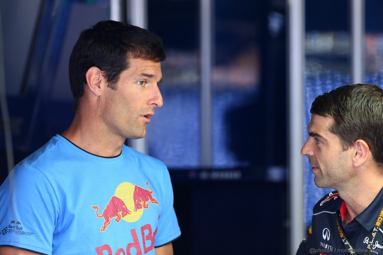GP MONACO, 22.05.2013- Mark Webber (AUS) Red Bull Racing RB9