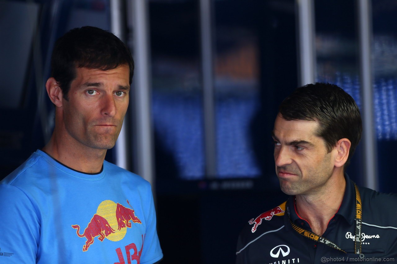 GP MONACO, 22.05.2013- Mark Webber (AUS) Red Bull Racing RB9 