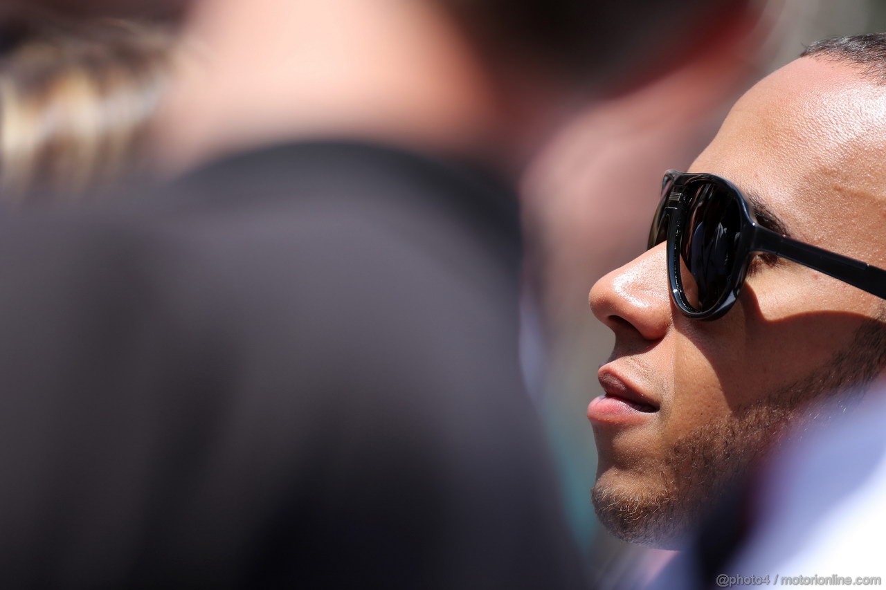 GP MONACO, 22.05.2013- Lewis Hamilton (GBR) Mercedes AMG F1 W04 
