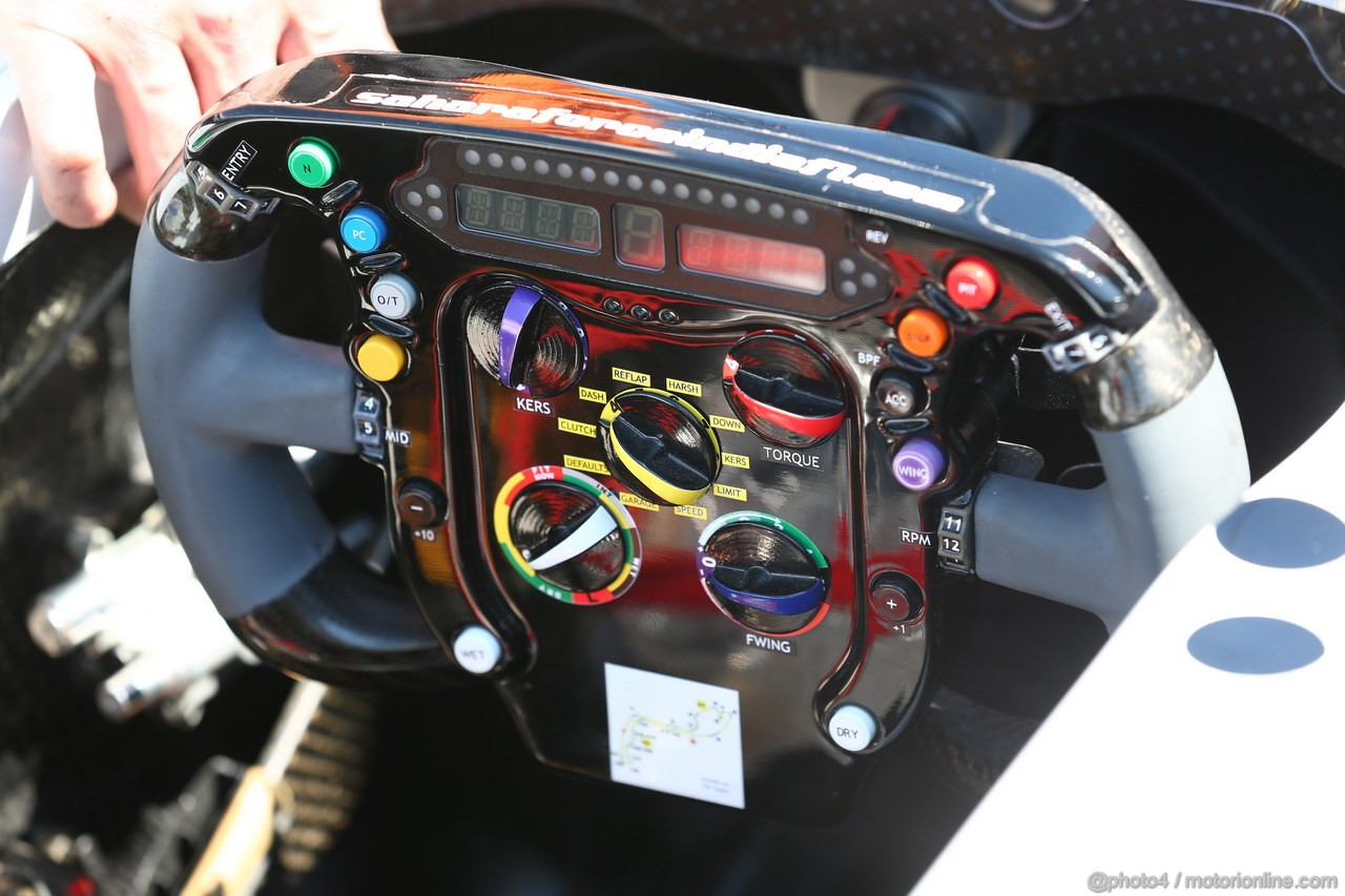 GP MONACO, 22.05.2013- Sahara Force India F1 Team VJM06, Steering wheel 
