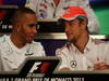 GP MONACO, 22.05.2013- Conferenza Stampa, Lewis Hamilton (GBR) Mercedes AMG F1 W04 e Jenson Button (GBR) McLaren Mercedes MP4-28