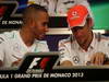 GP MONACO, 22.05.2013- Conferenza Stampa, Lewis Hamilton (GBR) Mercedes AMG F1 W04 e Jenson Button (GBR) McLaren Mercedes MP4-28