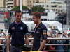 GP MONACO, 22.05.2013- Sebastian Vettel (GER) Red Bull Racing RB9 e Sebastien Ogier (F) WRC Driver
