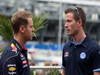 GP MONACO, 22.05.2013- Sebastian Vettel (GER) Red Bull Racing RB9 e Sebastien Ogier (F) WRC Driver