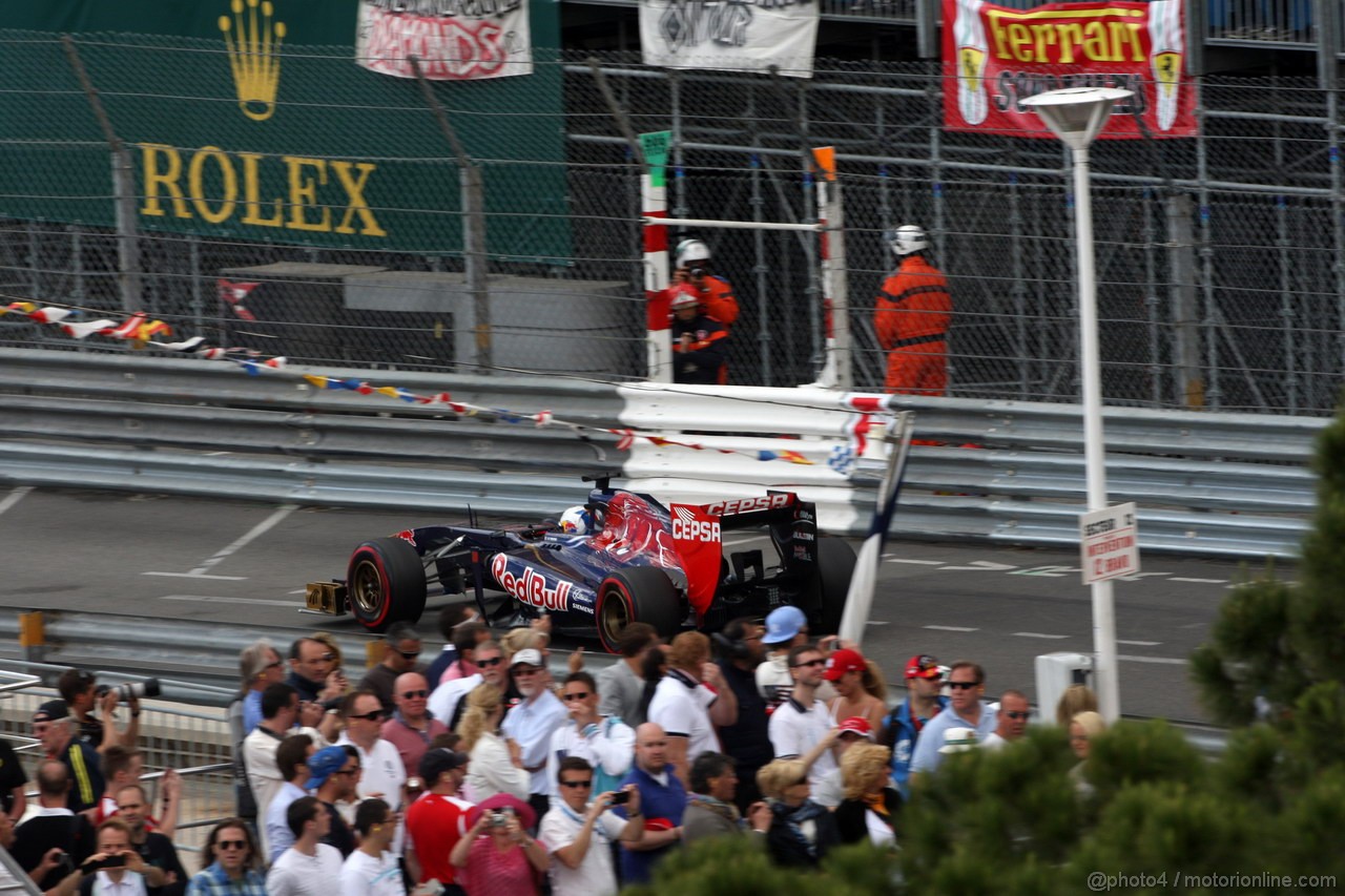 GP MONACO, 25.05.2013- Prove Libere 3, Jean-Eric Vergne (FRA) Scuderia Toro Rosso STR8 