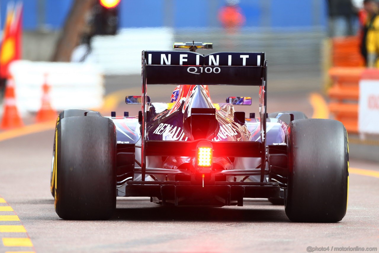 GP MONACO, 25.05.2013- Prove Libere 3, Mark Webber (AUS) Red Bull Racing RB9 