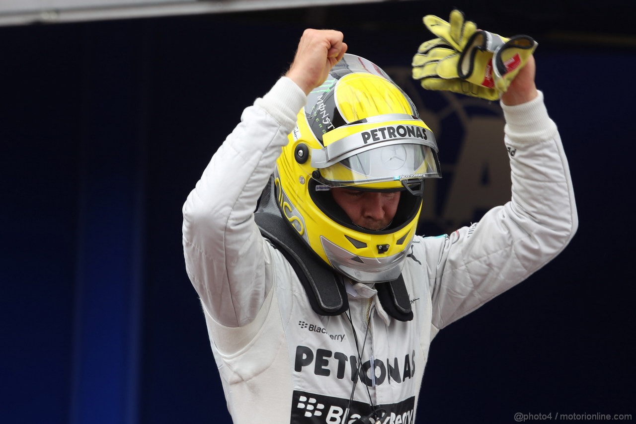GP MONACO, 25.05.2013- Qualifiche, Nico Rosberg (GER) Mercedes AMG F1 W04 pole position