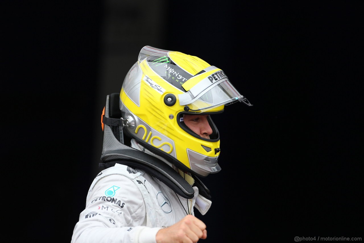 GP MONACO, 25.05.2013- Qualifiche, Nico Rosberg (GER) Mercedes AMG F1 W04 pole position