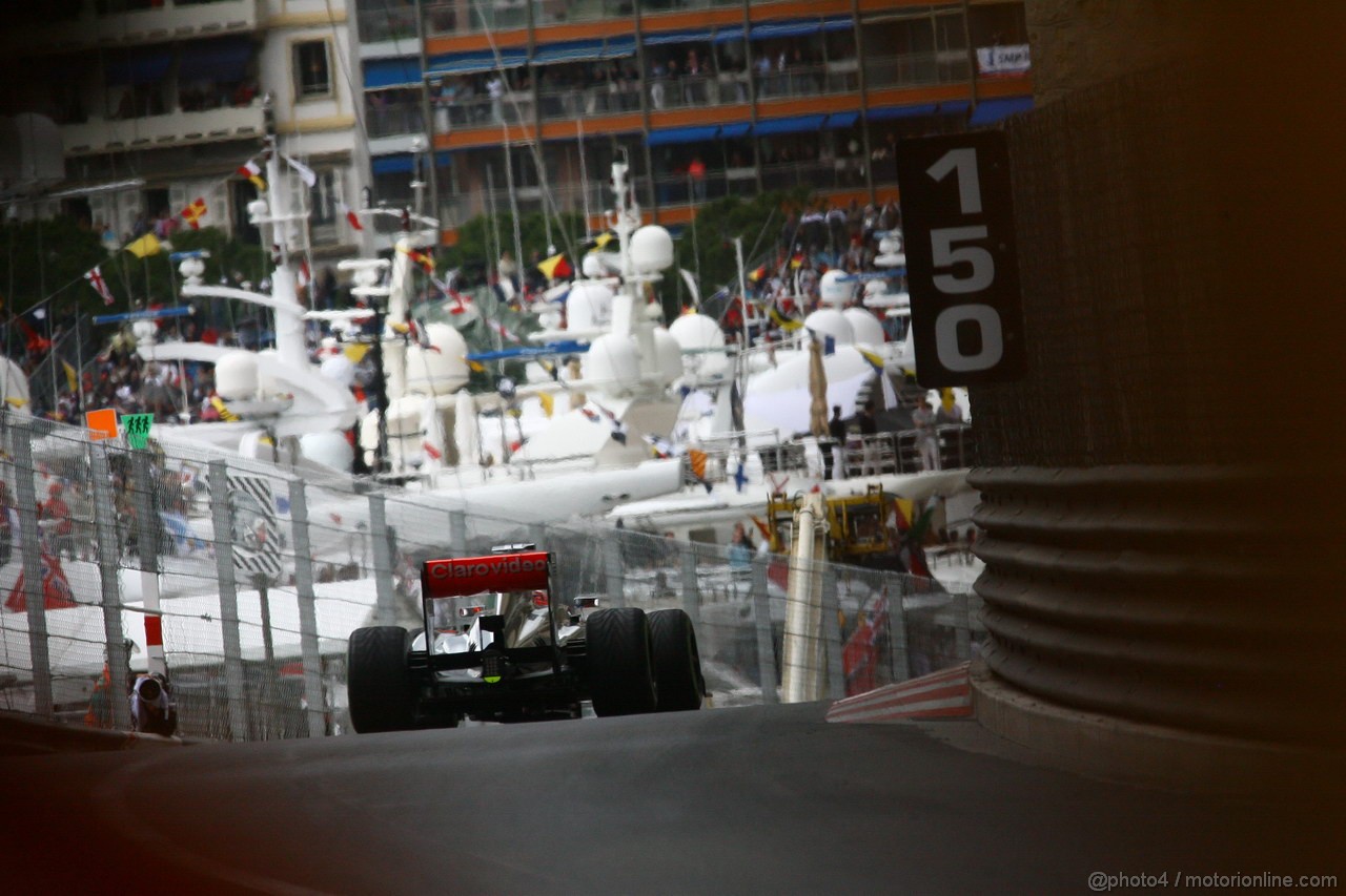 GP MONACO, 25.05.2013- Qualifiche, Jenson Button (GBR) McLaren Mercedes MP4-28 