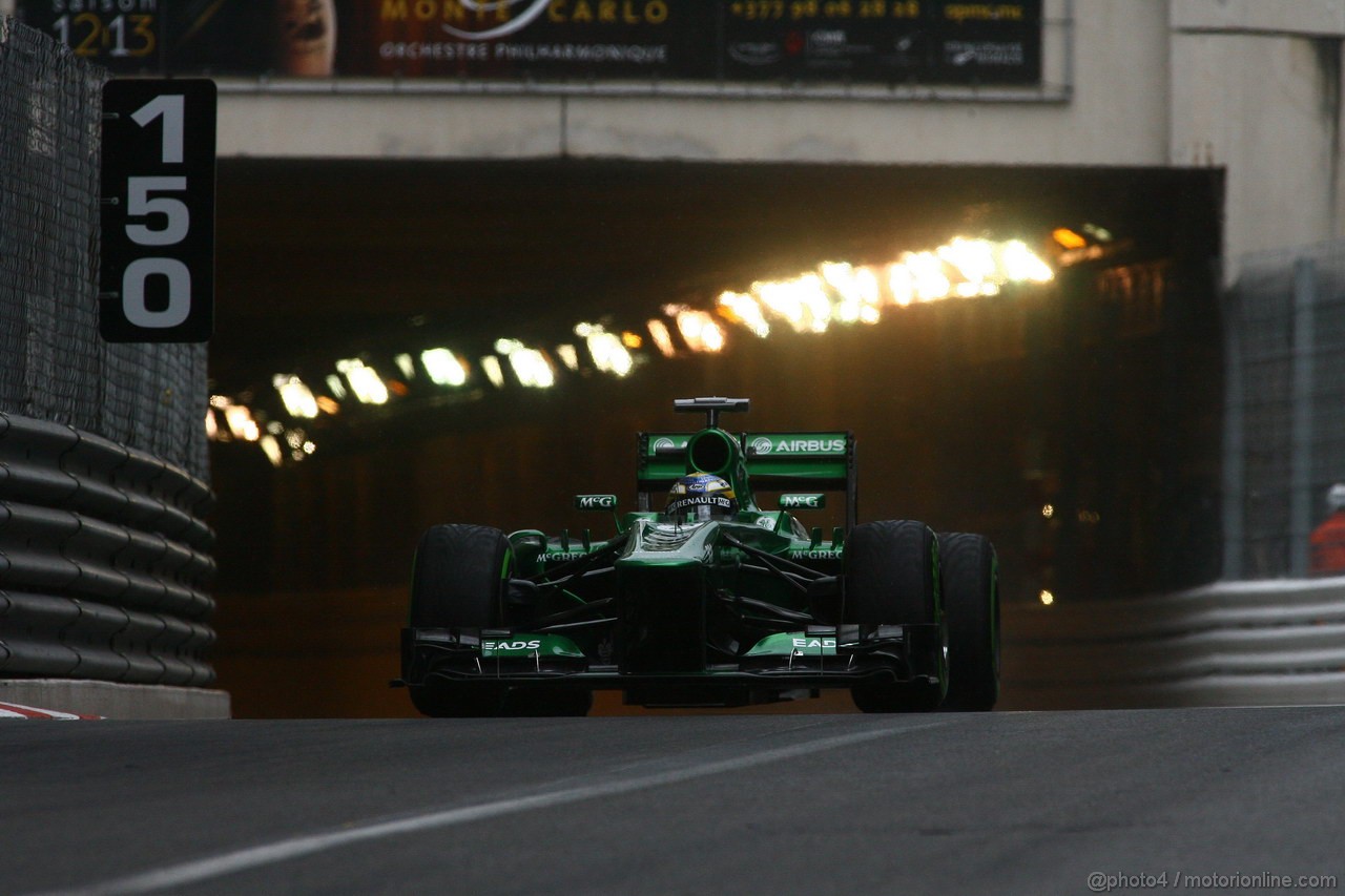 GP MONACO, 25.05.2013- Qualifiche, Charles Pic (FRA) Caterham F1 Team CT03 