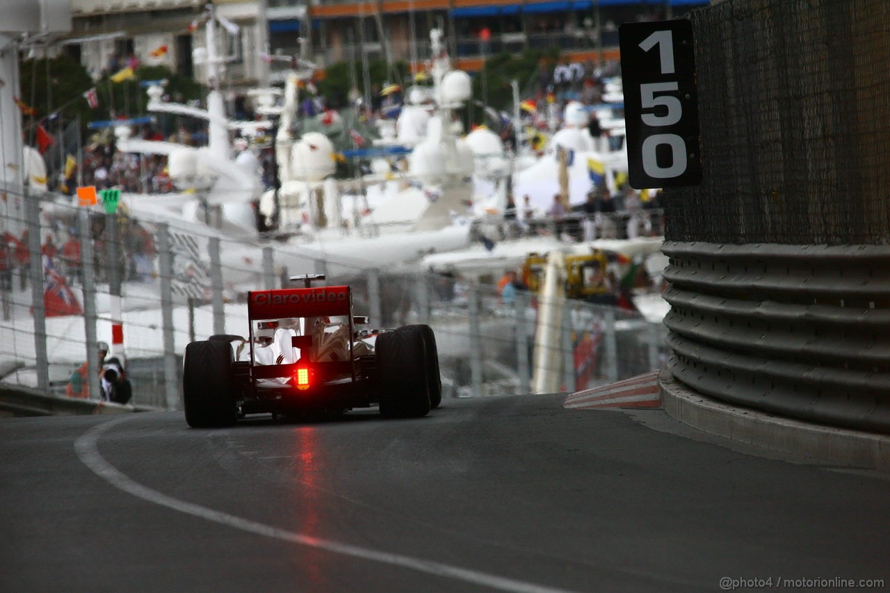 GP MONACO, 25.05.2013- Qualifiche, Jenson Button (GBR) McLaren Mercedes MP4-28 