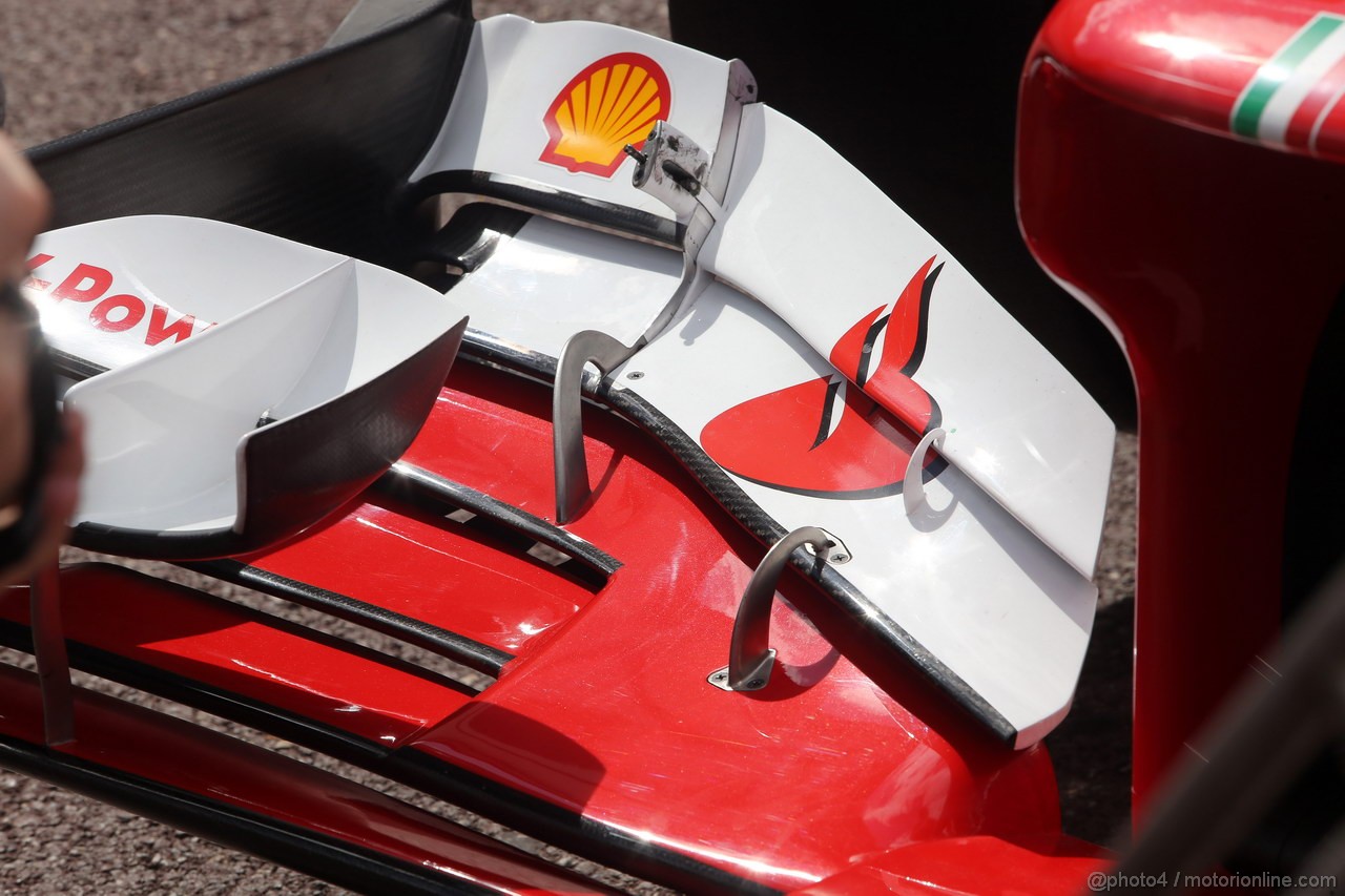 GP MONACO, 24.05.2013- Ferrari F138, detail