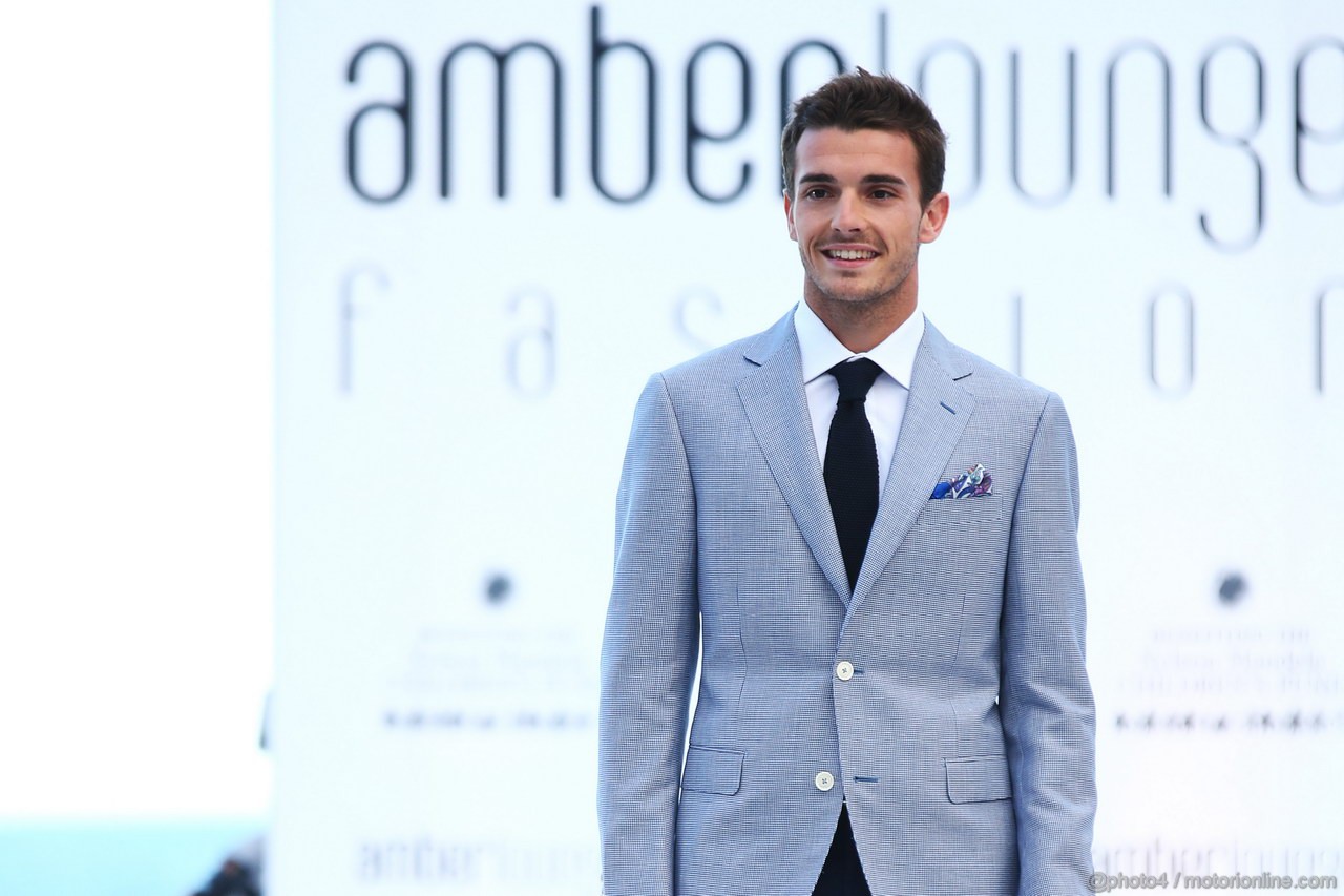 GP MONACO, Jules Bianchi (FRA) Marussia F1 Team at the Amber Lounge Fashion Show.
