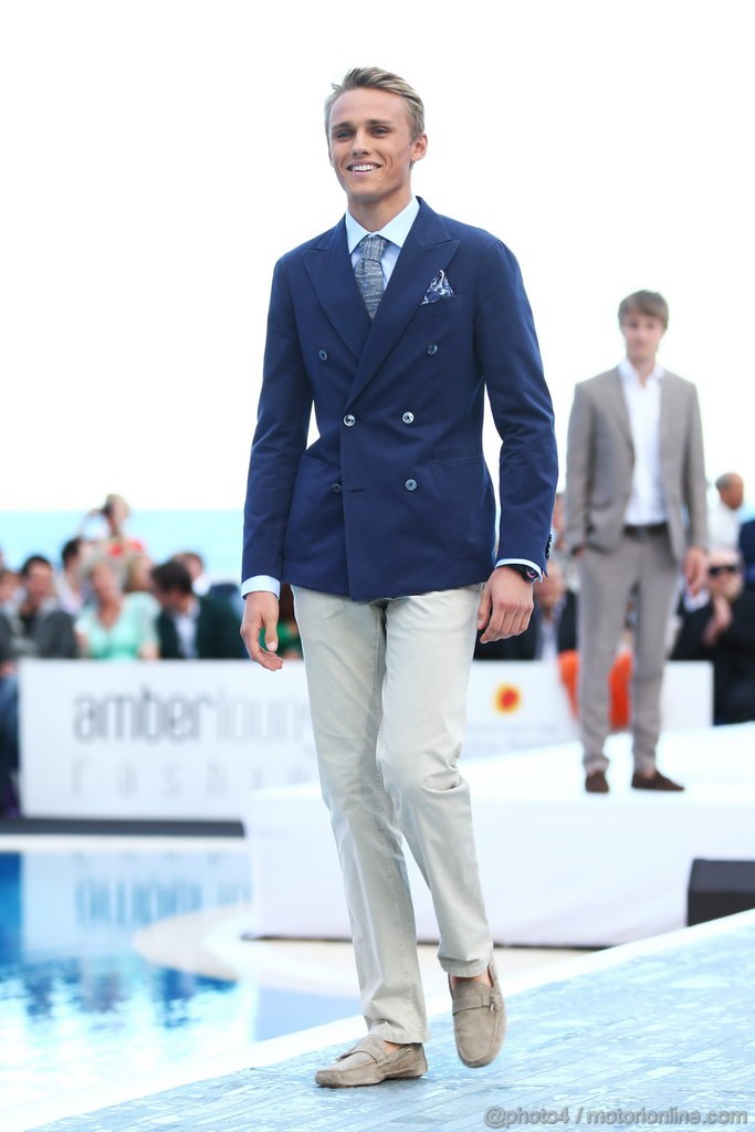GP MONACO, Max Chilton (GBR) Marussia F1 Team at the Amber Lounge Fashion Show.
