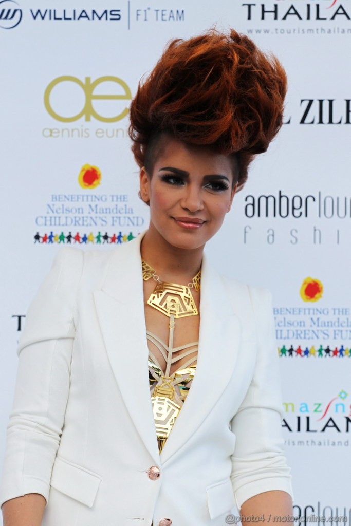 GP MONACO, Eva Simons (NLD) Singer / Songwriter at the Amber Lounge Fashion Show.
