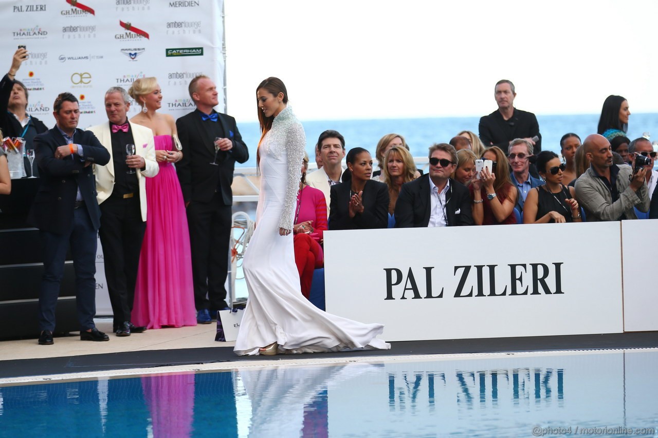 GP MONACO, Jessica Michibata (JPN) girlfriend of Jenson Button (GBR) McLaren, at the Amber Lounge Fashion Show.
