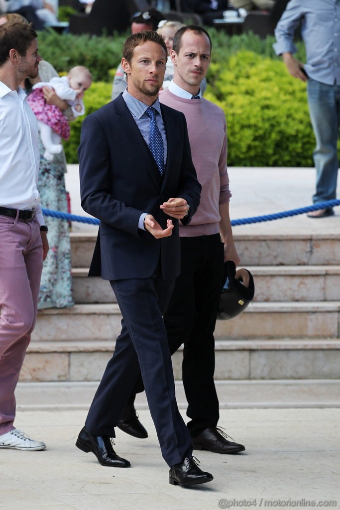 GP MONACO, Jenson Button (GBR) McLaren at the Amber Lounge Fashion Show.
