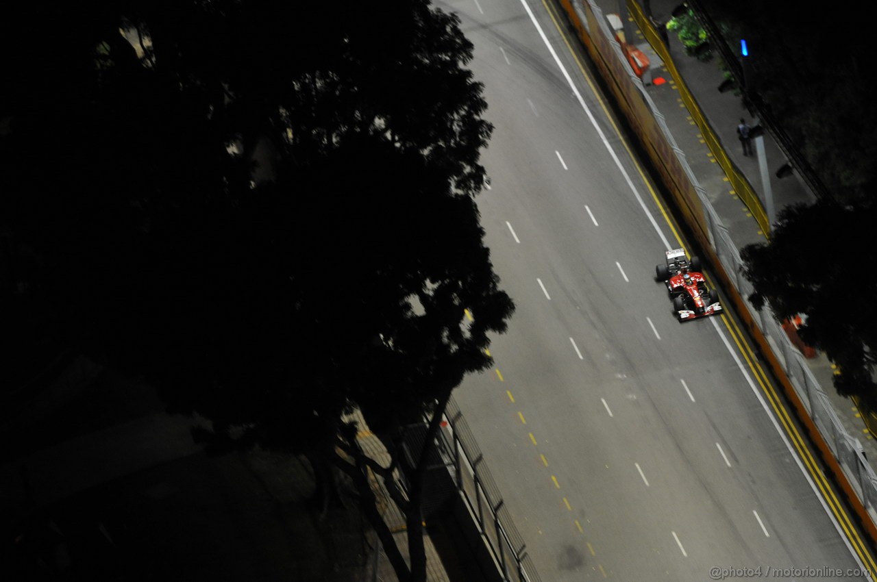 GP SINGAPORE, 22.09.2013- Gara: Fernando Alonso (ESP) Ferrari F138 