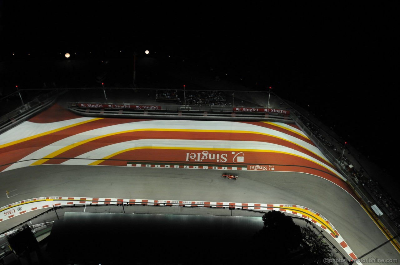 GP SINGAPORE, 22.09.2013- Gara: Fernando Alonso (ESP) Ferrari F138 