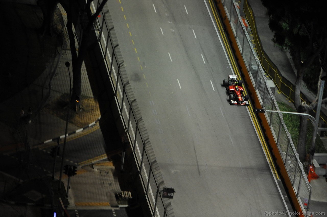 GP SINGAPORE, 22.09.2013- Gara: Felipe Massa (BRA) Ferrari F138 