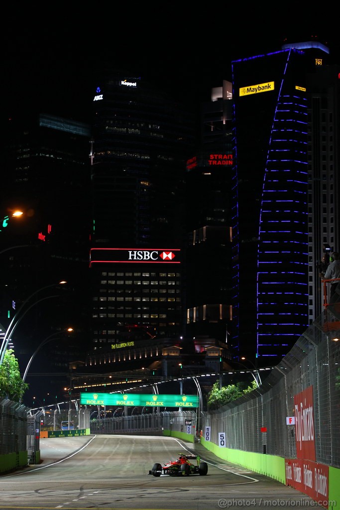 GP SINGAPORE, 22.09.2013- Gara, Max Chilton (GBR), Marussia F1 Team MR02