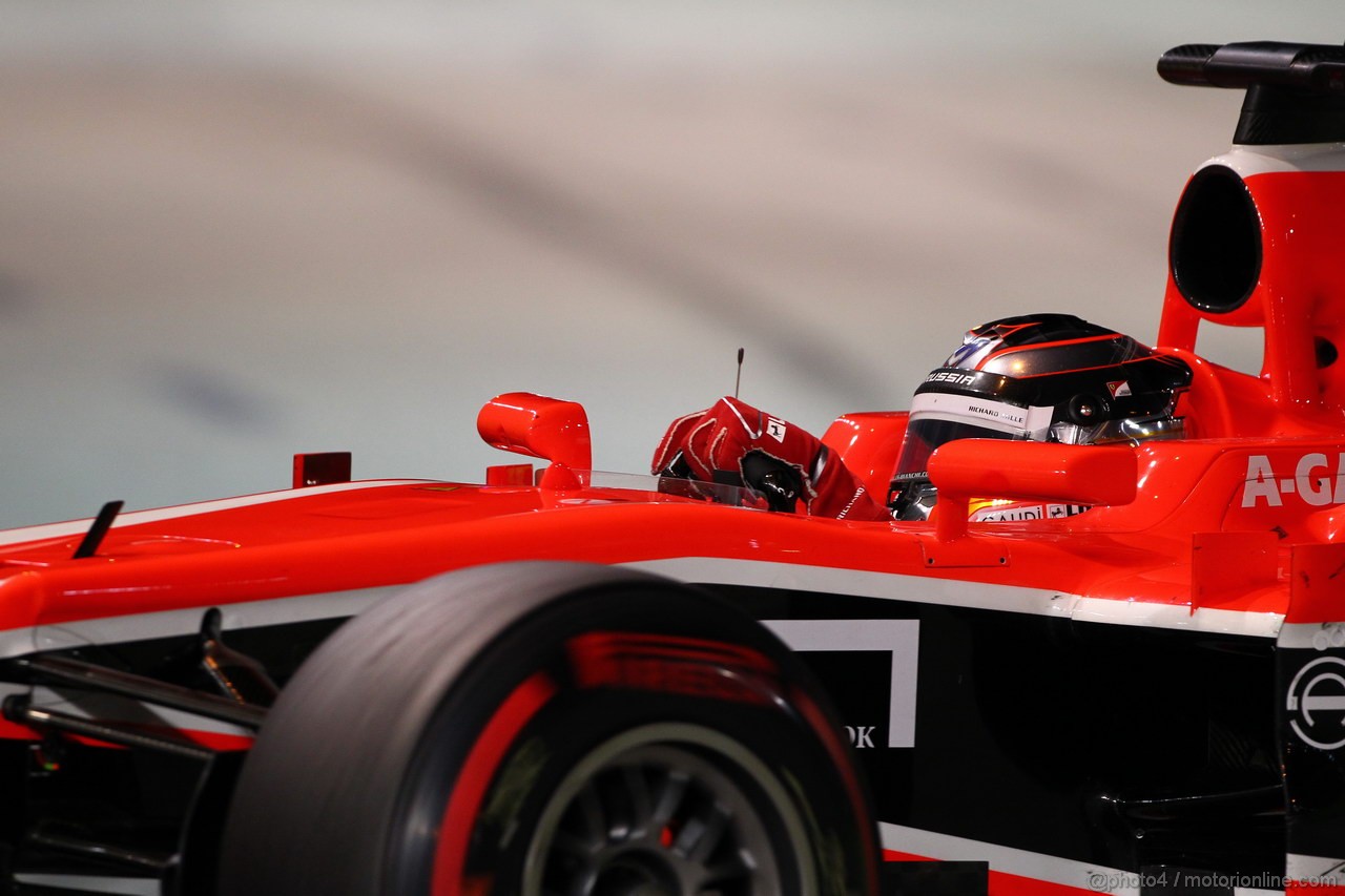 GP SINGAPORE, 22.09.2013- Gara, Jules Bianchi (FRA) Marussia F1 Team MR02