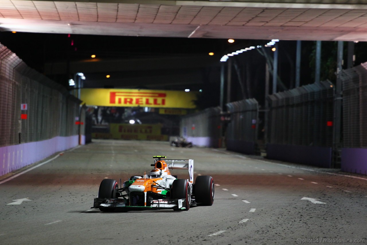 GP SINGAPORE, 22.09.2013- Gara, Adrian Sutil (GER), Sahara Force India F1 Team VJM06