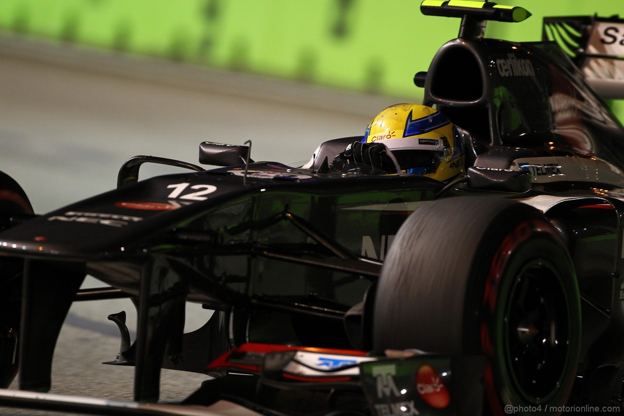 GP SINGAPORE, 22.09.2013- Gara, Esteban Gutierrez (MEX), Sauber F1 Team C32