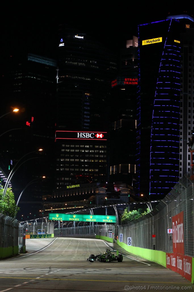 GP SINGAPORE, 22.09.2013- Gara, Nico Rosberg (GER) Mercedes AMG F1 W04