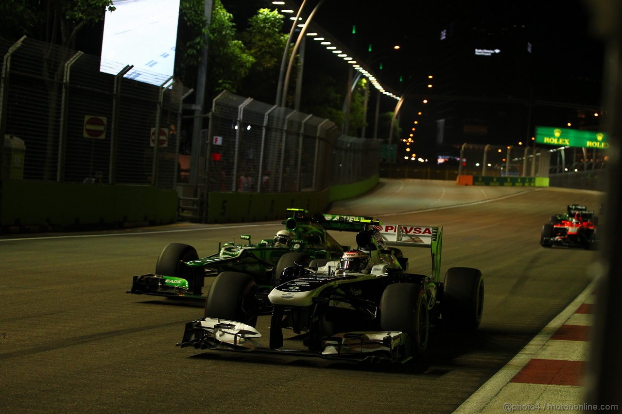 GP SINGAPORE, 22.09.2013- Gara, Pastor Maldonado (VEN) Williams F1 Team FW35