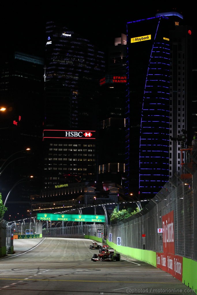 GP SINGAPORE, 22.09.2013- Gara, Felipe Massa (BRA) Ferrari F138