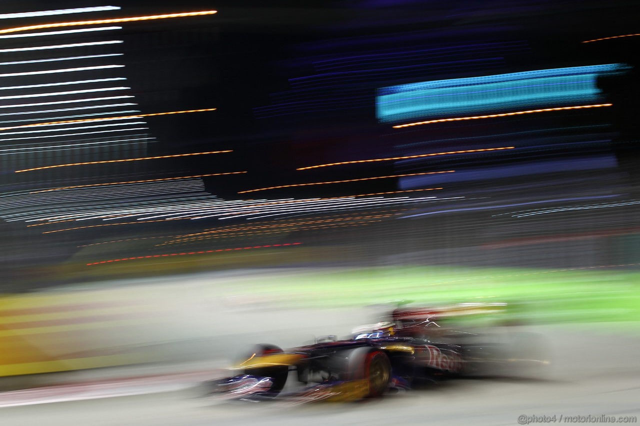 GP SINGAPORE, 22.09.2013- Gara, Jean-Eric Vergne (FRA) Scuderia Toro Rosso STR8
