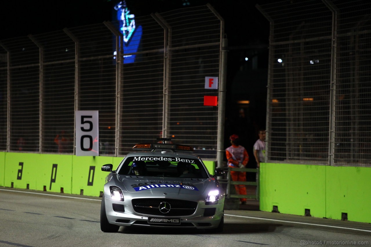 GP SINGAPORE, 22.09.2013- Gara, The Safety Car