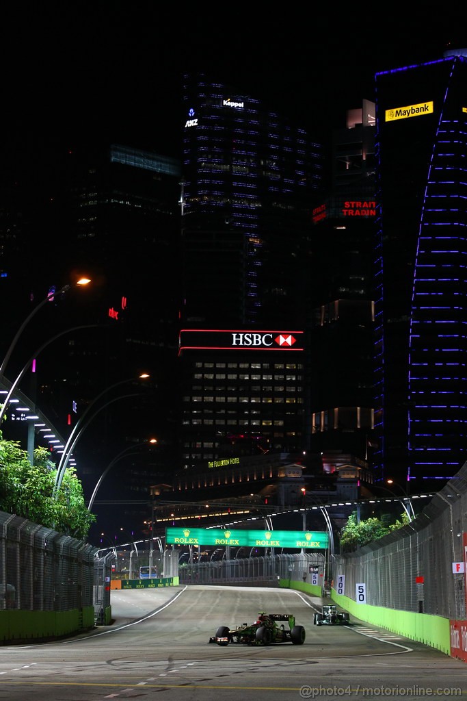 GP SINGAPORE, 22.09.2013- Gara, Kimi Raikkonen (FIN) Lotus F1 Team E21