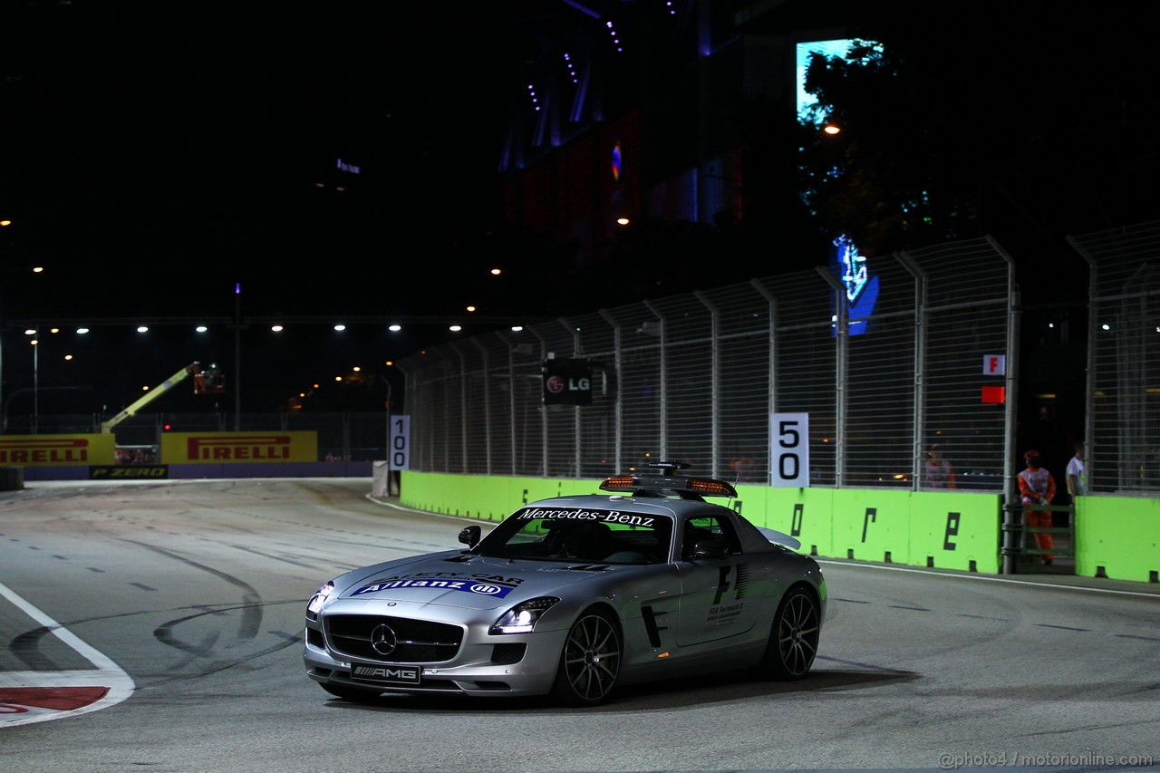 GP SINGAPORE, 22.09.2013- Gara, The Safety Car