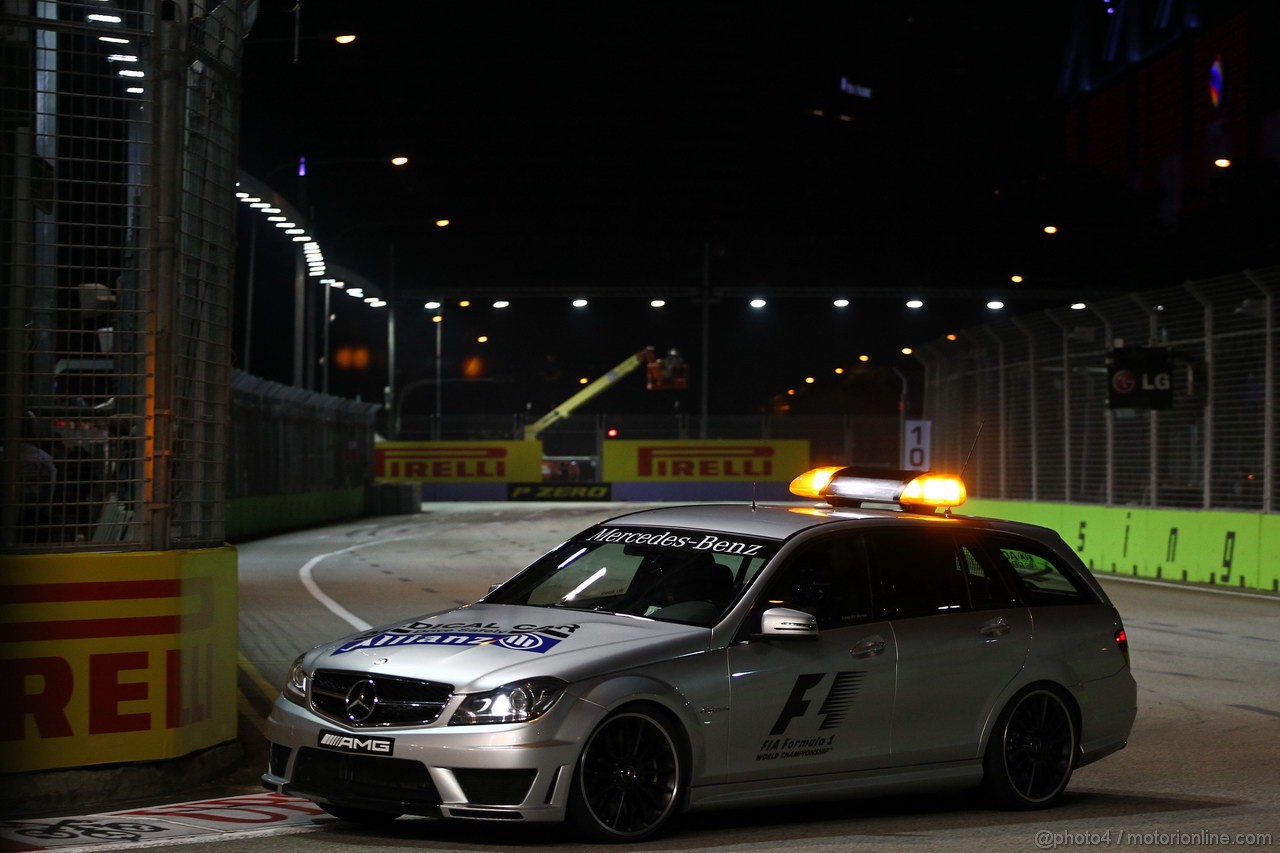 GP SINGAPORE, 22.09.2013- Gara, The Safety Car