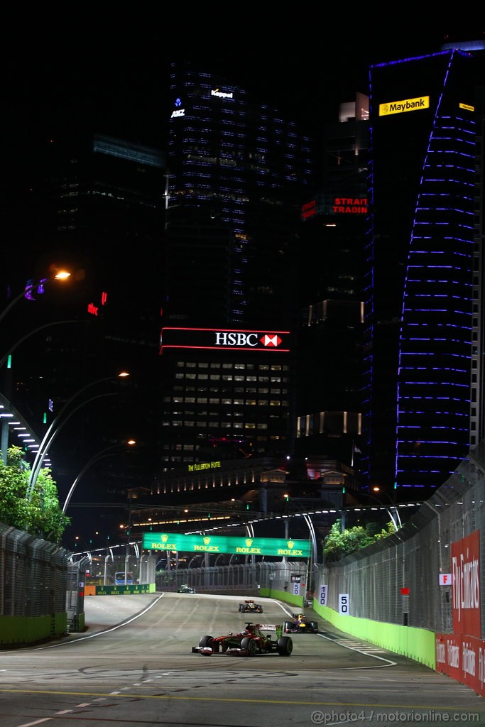 GP SINGAPORE, 22.09.2013- Gara, Fernando Alonso (ESP) Ferrari F138
