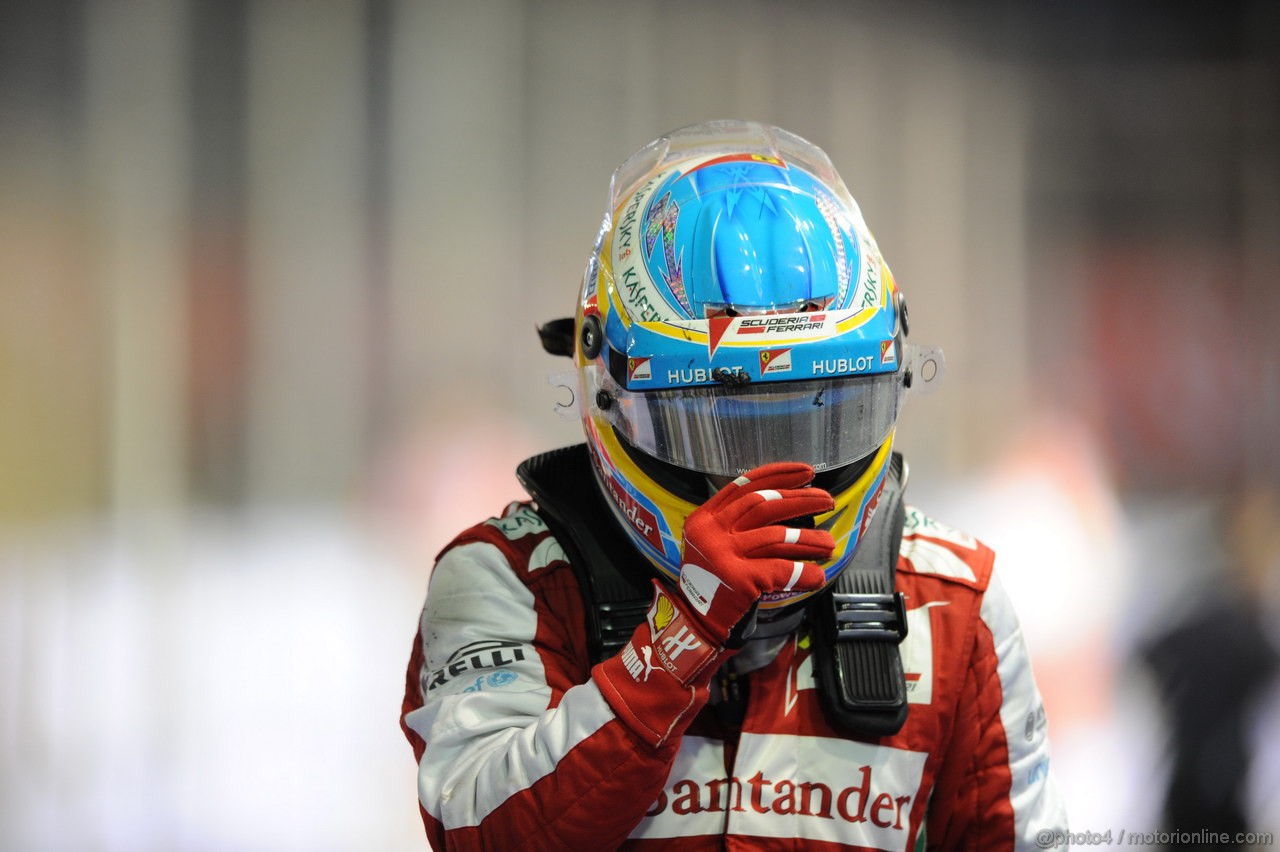 GP SINGAPORE, 22.09.2013- Gara,  Fernando Alonso (ESP) Ferrari F138