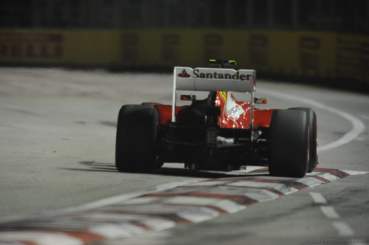 GP SINGAPORE, 22.09.2013- Gara,  Fernando Alonso (ESP) Ferrari F138