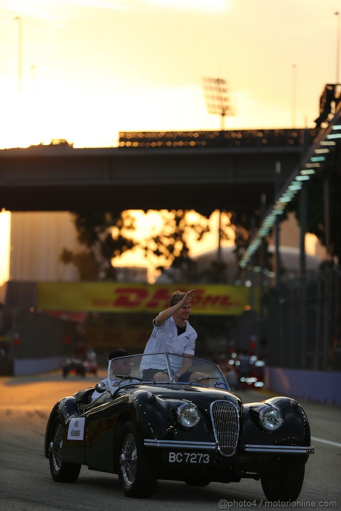 GP SINGAPORE, 22.09.2013- Gara,  Nico Hulkenberg (GER) Sauber F1 Team C32