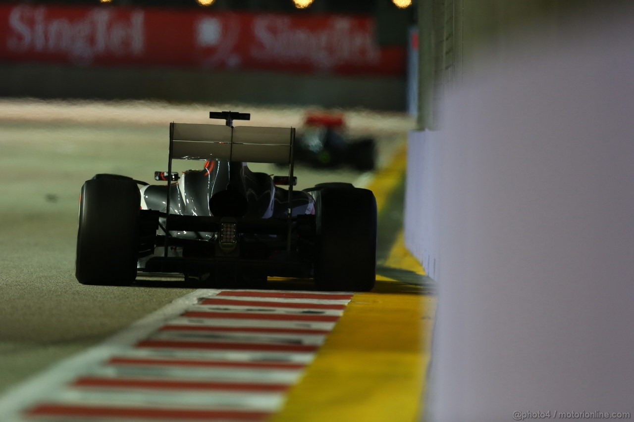 GP SINGAPORE, 22.09.2013- Gara,  Nico Hulkenberg (GER) Sauber F1 Team C32