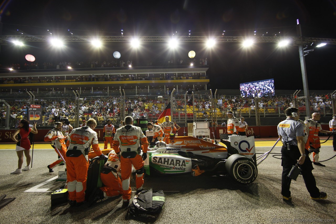 GP SINGAPORE, 22.09.2013- Gara,  Adrian Sutil (GER), Sahara Force India F1 Team VJM06