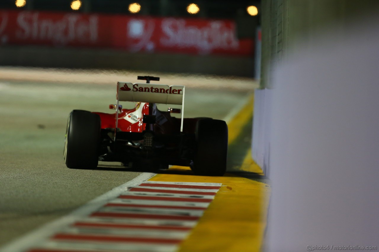 GP SINGAPORE, 22.09.2013- Gara,  Fernando Alonso (ESP) Ferrari F138