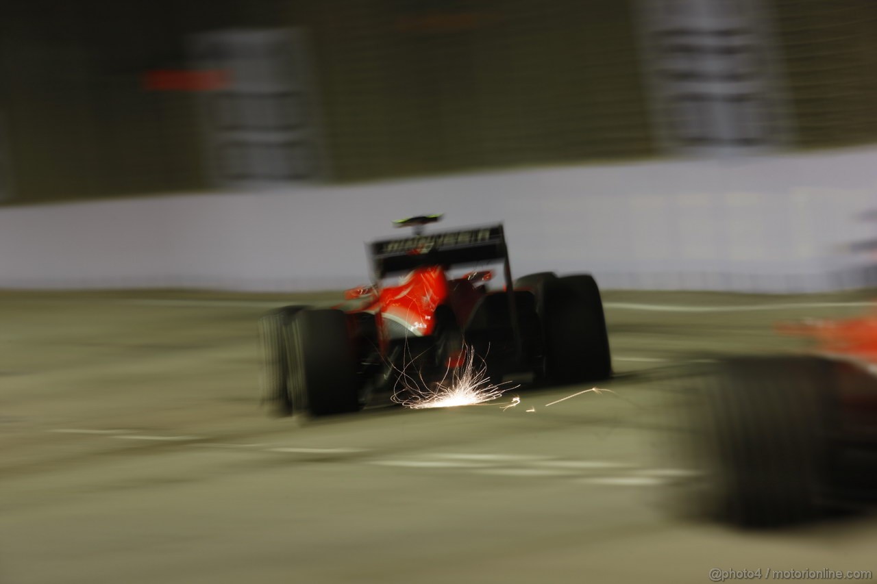 GP SINGAPORE, 22.09.2013- Gara,  Max Chilton (GBR), Marussia F1 Team MR02