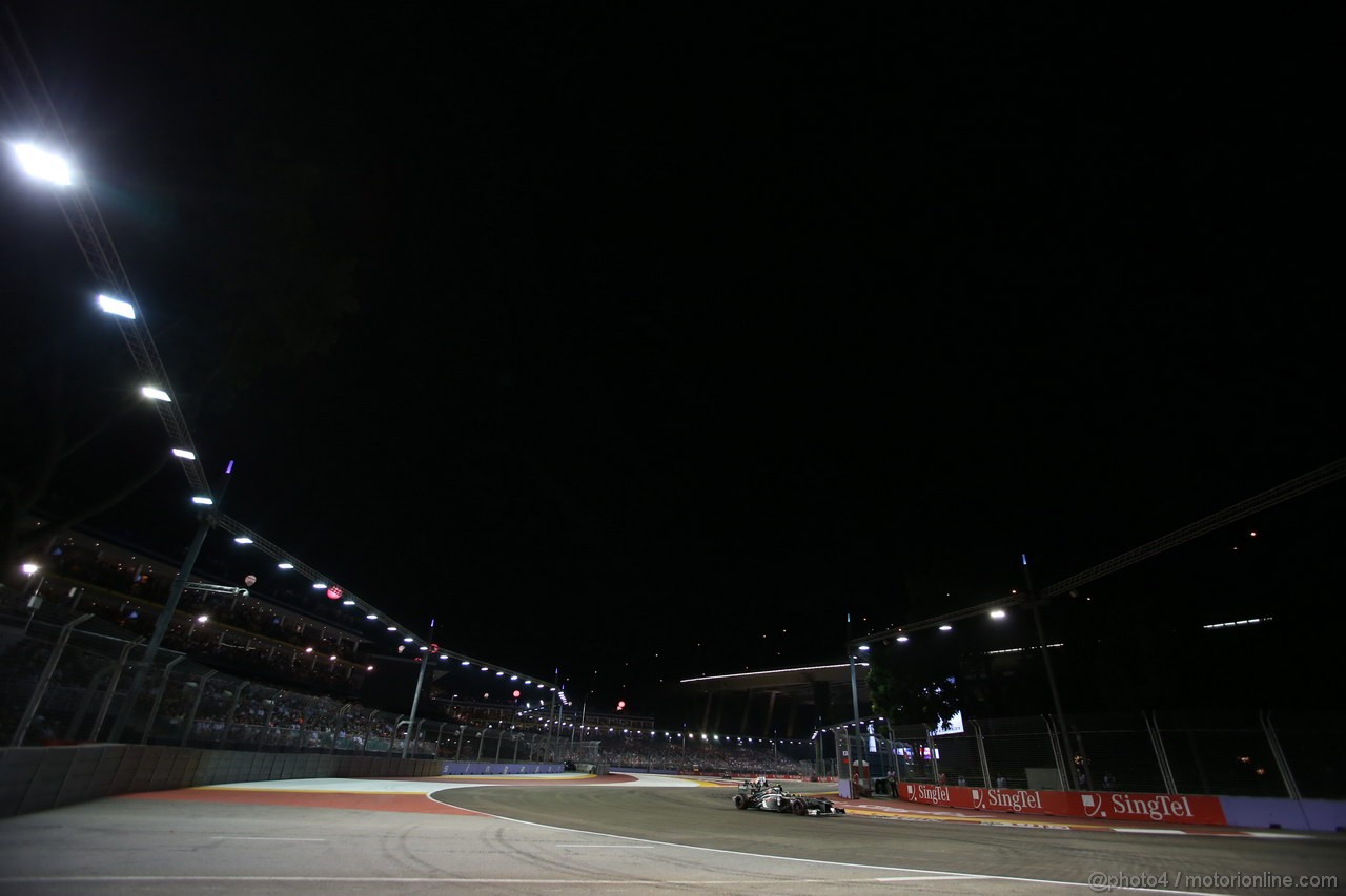 GP SINGAPORE, 22.09.2013- Gara,  Esteban Gutierrez (MEX), Sauber F1 Team C32